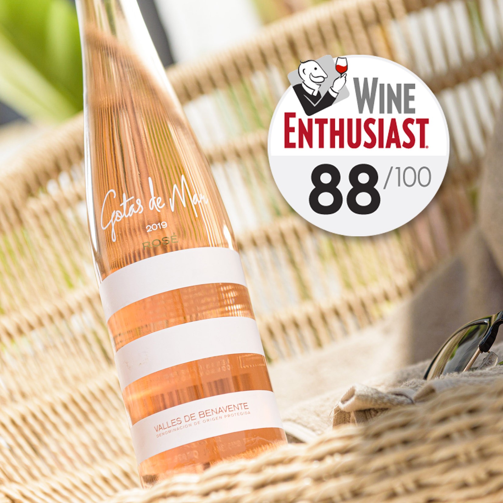 Gotas de Mar Rosé, 88 points Wine Enthusiast