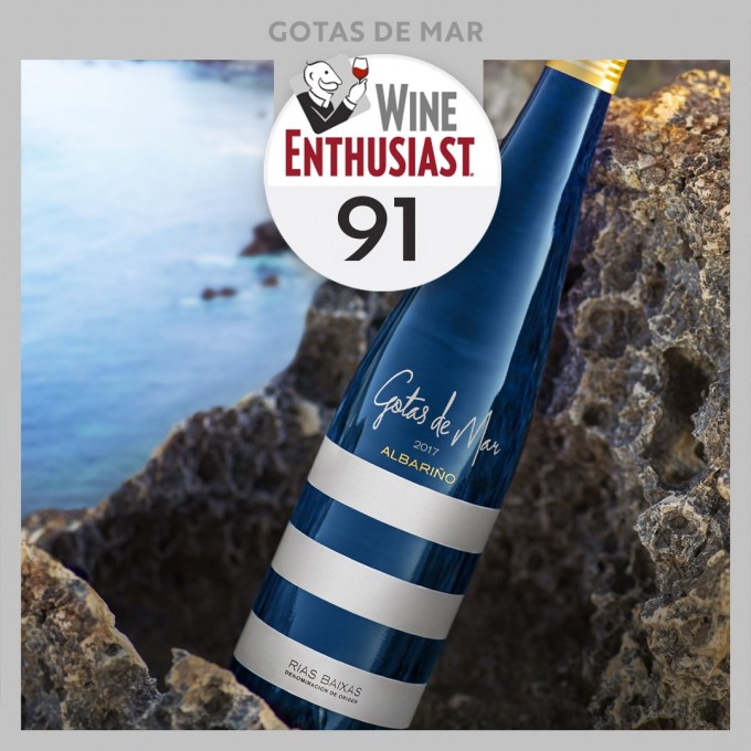Gotas de Mar Albariño Rías Baixas - 91 Pts in Wine Enthusiast