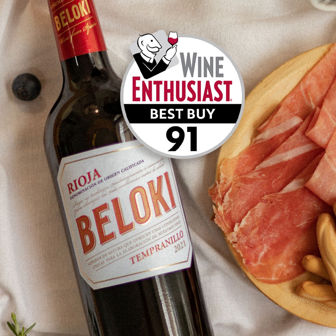 BELOKI Tempranillo 2021 achieves BEST BUY wine