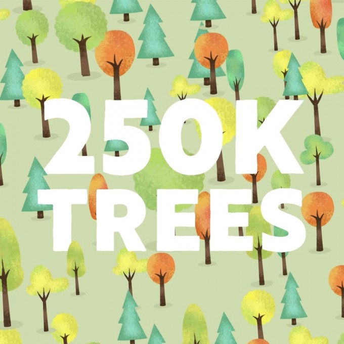250K trees planted with I'm Your organic