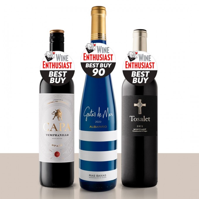 3 of our wines on the podium at Wine Enthusiast