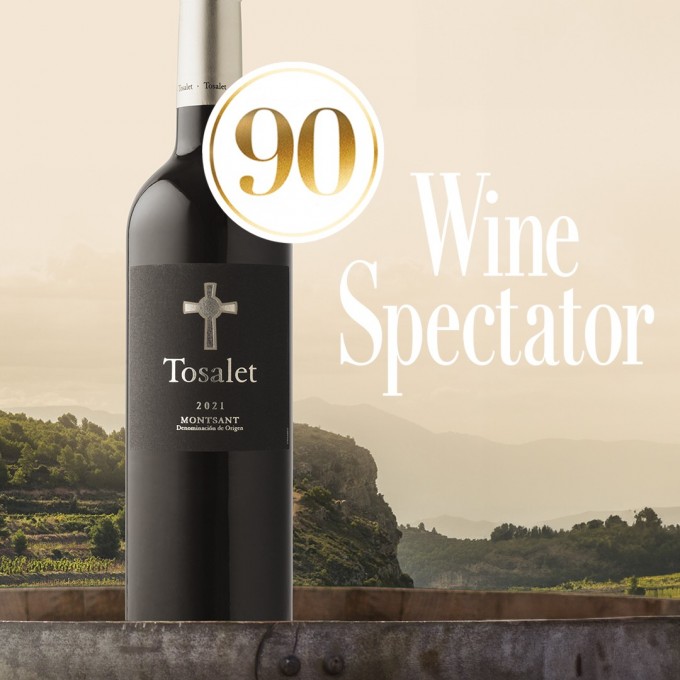 90 puntos en Wine Spectator para Tosalet