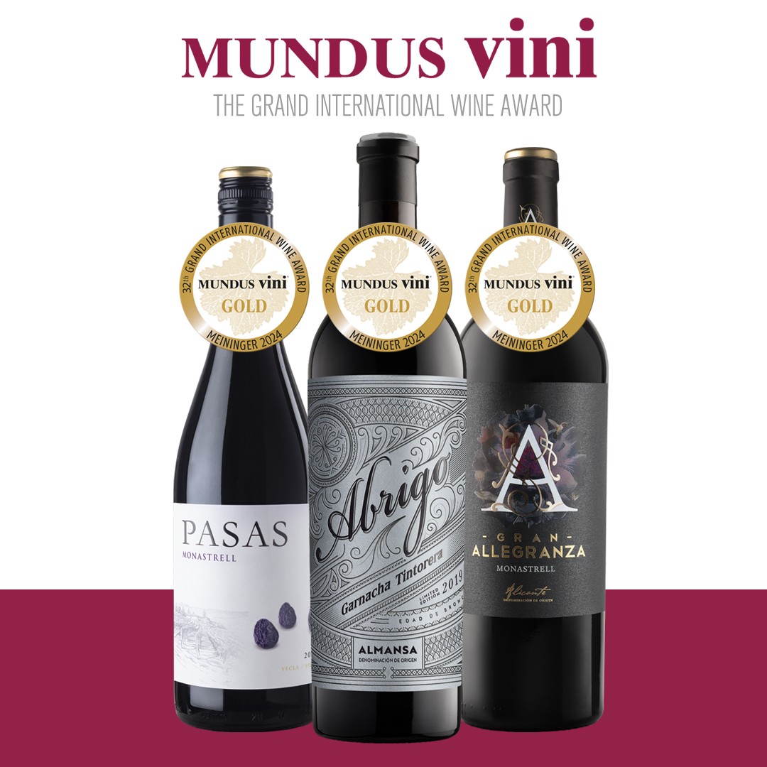 Three gold medals for our wines at MUNDUS VINI