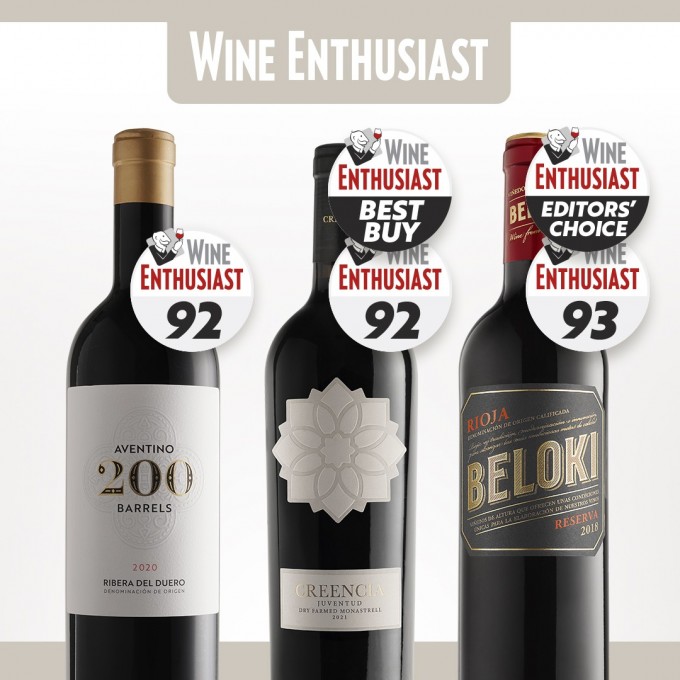 Wine Enthusiast Awards High Scores