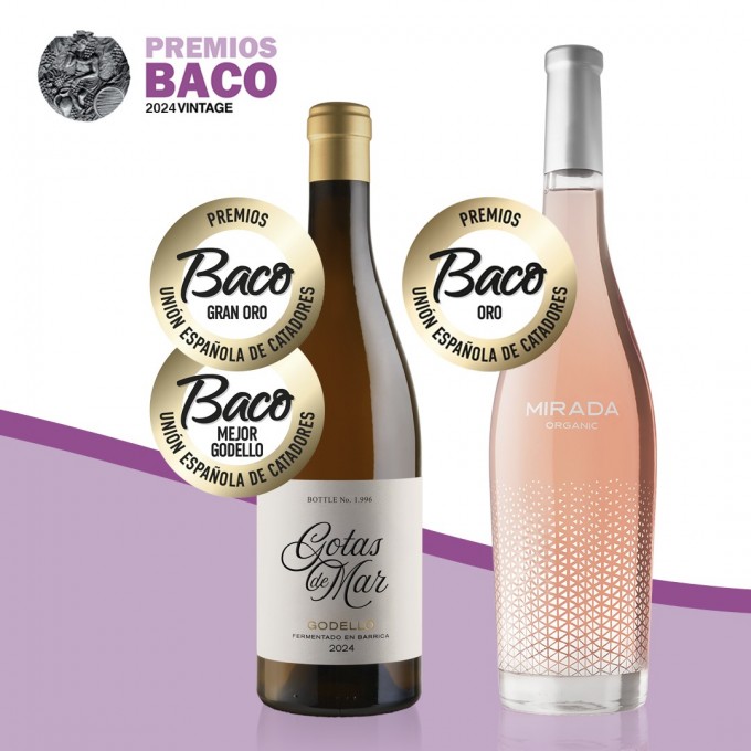 MIRADA ORGANIC ROSÉ 2024 gana el prestigioso Baco de Oro