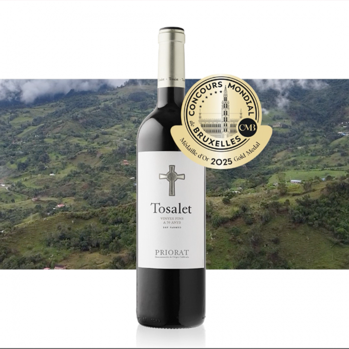 Tosalet Vinyes Velles 2023: Medalla de Oro