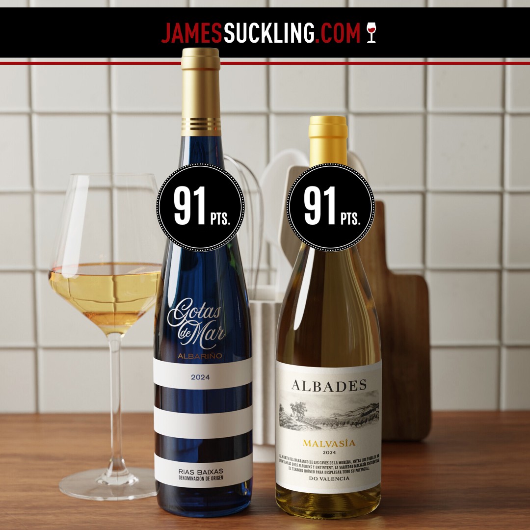 Tres vinos destacados por James Suckling