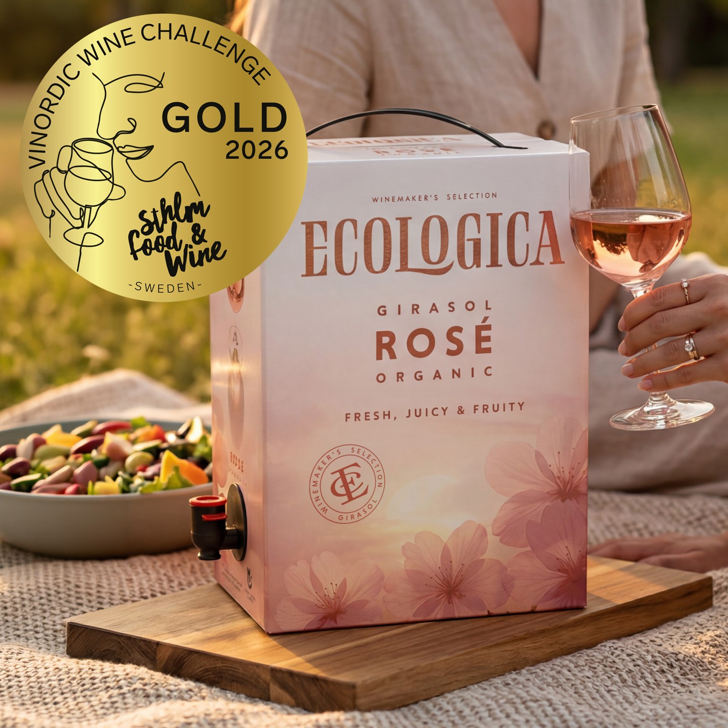 Gold for Girasol Rosé 2025 at VINORDIC