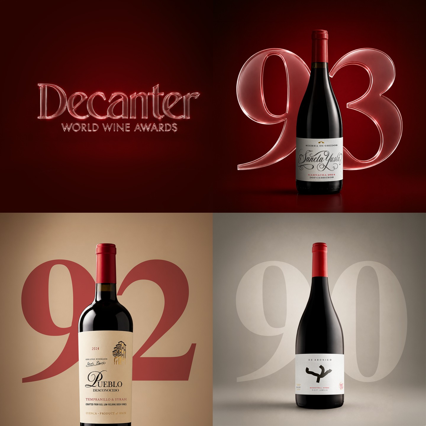 Three of our wines shine at the Decanter World Wine Awards 2025
